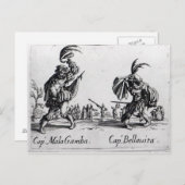 Balli de Sfessania, c.1622 Postkarte (Vorne/Hinten)