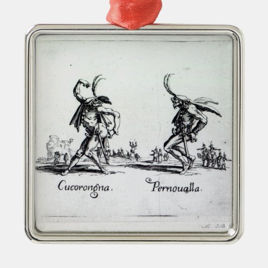 Balli de Sfessania, c.1622 Silbernes Ornament (Vorne)