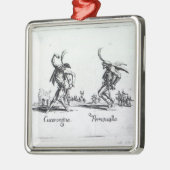 Balli de Sfessania, c.1622 Silbernes Ornament (Links)