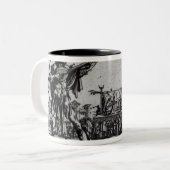 Balli de Sfessania, c.1622 Zweifarbige Tasse (Vorderseite Links)