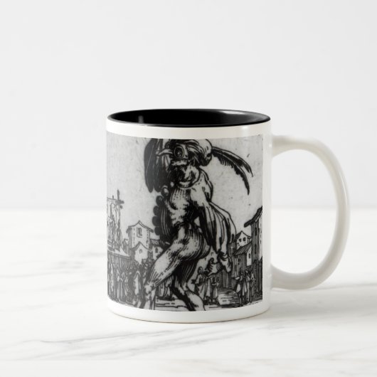 Balli de Sfessania, c.1622 Zweifarbige Tasse (Rechts)