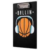 Ballin Basketball Art Klemmbrett (Links)