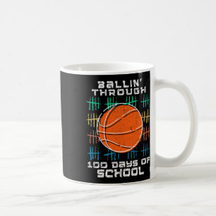 Ballin bis zu 100 Schultage 100. intelligenter Ba Kaffeetasse