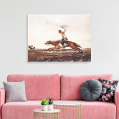 Balling Ostriches Leinwanddruck (Insitu (Wohnzimmer))