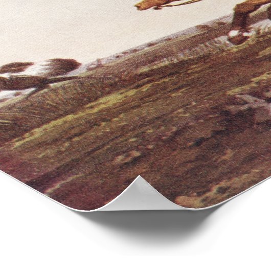 Balling Ostriches Poster (Ecke)