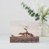 Balling Ostriches Postkarte (Stehend Vorderseite)