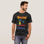 Balling widerstrebend Cat T-Shirt (Vorne ganz)