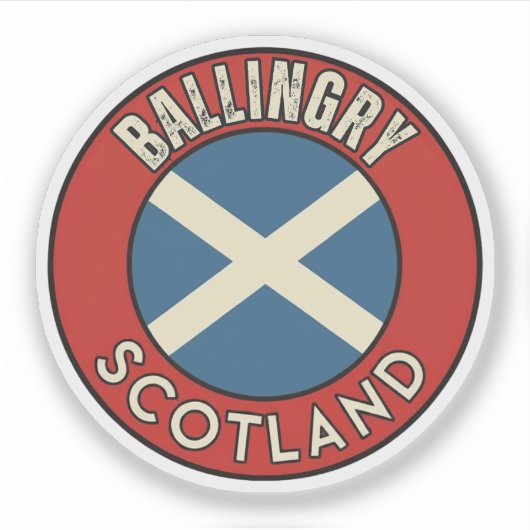 Ballingry, Schottland Aufkleber (Vorderseite)