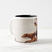 Ballings-Sträuße Zweifarbige Tasse (Vorderseite Links)
