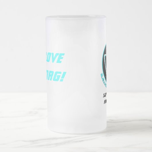 Ballistische Bruiserz mattierte Tasse (Mittel)