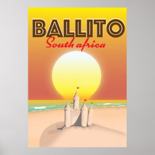Ballito Südafrika Reiseplakat Poster