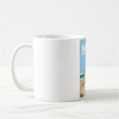Ballito Südafrika Vintages Strandprospekt Kaffeetasse (Links)
