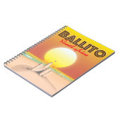 Ballito Südafrikanisches Reiseplakat Notizblock (Linke Seite)