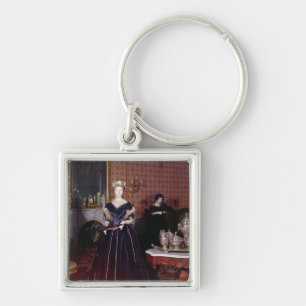 Ballkleid von Mary Todd Lincoln Schlüsselanhänger