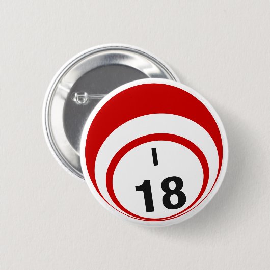 Ballknopf des Bingo-I18 Button (Vorne & Hinten)