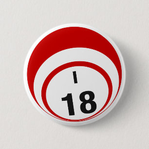 Ballknopf des Bingo-I18 Button