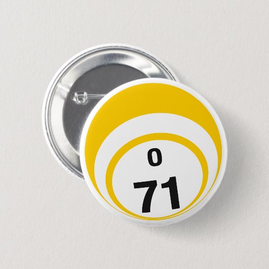 Ballknopf des Bingo-O71 Button (Vorne & Hinten)