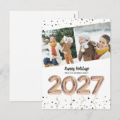 Ballon 2018 | Postkarten | Neujahr (Vorne/Hinten)