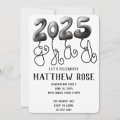 Ballon 2025 Grad Einladung (Vorderseite)