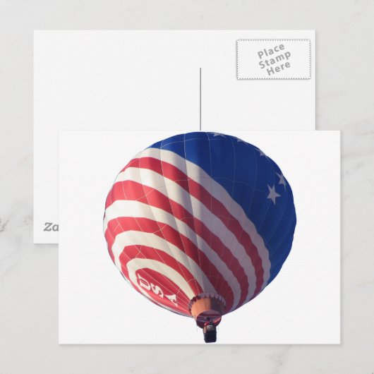 Ballon 5 postkarte (Vorne/Hinten)