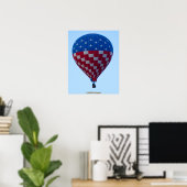 Ballon 6822 Sterne und Streifen Poster (Heimbüro)