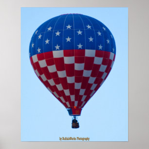Ballon 6822 US Flagge Poster