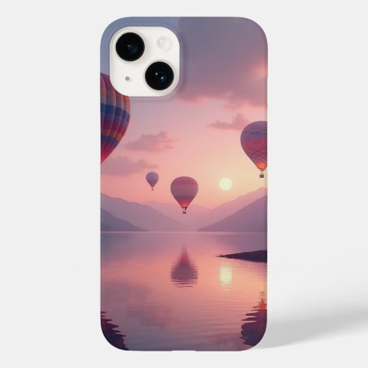 Ballon-Abenteuer-Träume Case-Mate iPhone Hülle (Rückseite)