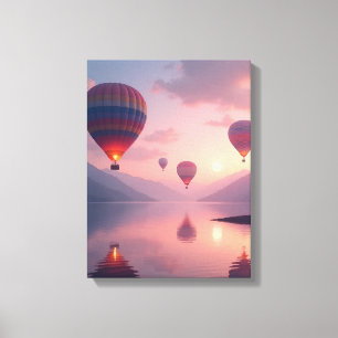 Ballon-Abenteuer Träume Leinwanddruck