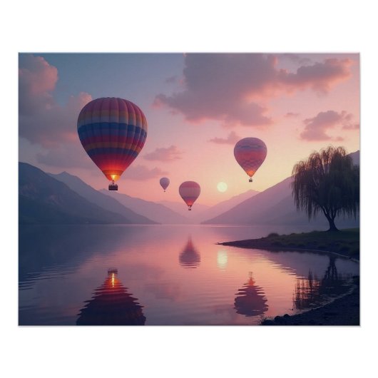 Ballon-Abenteuer-Träume Poster (Vorderseite)