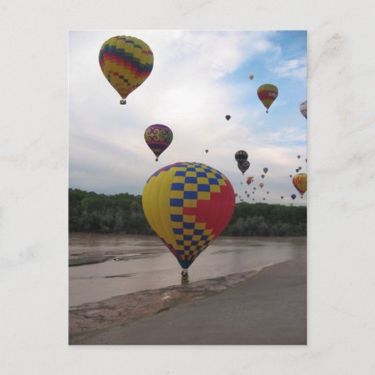 Ballon ABQ-2005-2 Postkarte (Vorderseite)