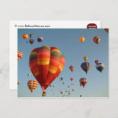 Ballon ABQ-2005-3 Postkarte (Vorne/Hinten)