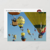 Ballon ABQ-2005-6 Postkarte (Vorne/Hinten)