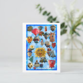 Ballon ABQ-424 Postkarte (Stehend Vorderseite)