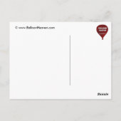 Ballon ABQ-424 Postkarte (Rückseite)