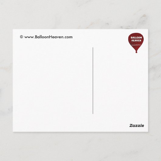 Ballon ABQ-424 Postkarte (Rückseite)