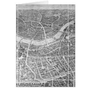 Ballon-Ansicht von London, 1851
