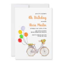 Ballon Basket Blume Fahrrad jedes Alter Geburtstag