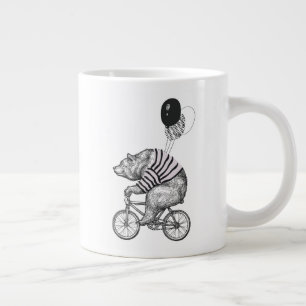 Ballon Bicycle Bear Jumbo-Tasse