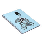 Ballon Bicycle Bear Notizblock (Rechte Seite)
