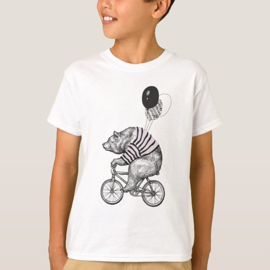 Ballon Bicycle Bear T-Shirt (Vorderseite)