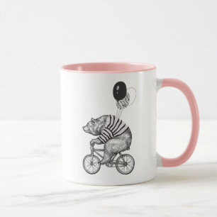 Ballon Bicycle Bear Tasse