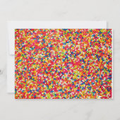 Ballon Birthday Einladung (Rückseite)