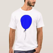 Ballon (blau) T-Shirt (Vorderseite)