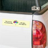 Ballon-Blumenstrauß Autoaufkleber (Auf Lkw)