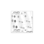 Ballon-Briefmarke Gummistempel (Prägung)