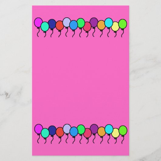 Ballon-Briefpapier Briefpapier (Vorderseite)