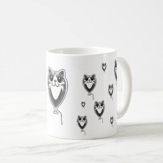 ballon cat mugs kaffeetasse (VorderseiteRechts)