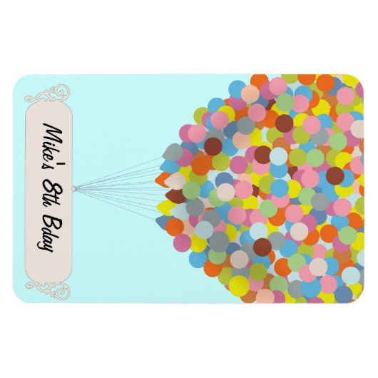 Ballon Celebration Magnet (Horizontal)