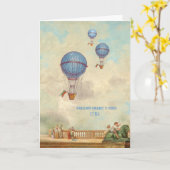 Ballon Chaud d'Aire Karte (Gelbe Blume)