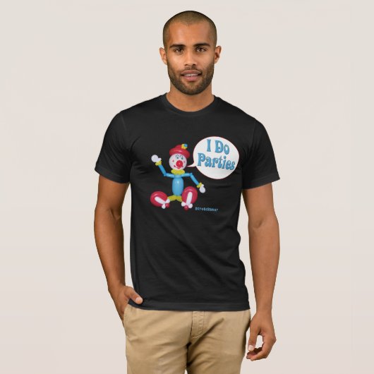 Ballon-Clown - ich tue Partys T-Shirt (Vorne ganz)